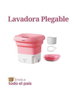 Mini Lavadora Y Secadora Plegable